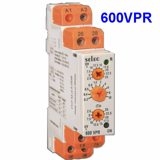 Rơ le bảo vệ mất Pha 600VPR310 / 520 (3 pha)